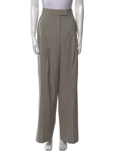 Pre-owned By Malene Birger Wide Leg Pants W/ Tags In Gray