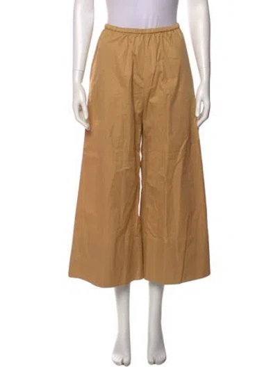 Pre-owned By Malene Birger Wide Leg Pants W/ Tags In Neutral