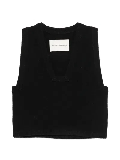 By Malene Birger Wione V-neck Tank Top In Black