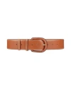By Malene Birger Woman Belt Tan Size S/m Leather In Brown