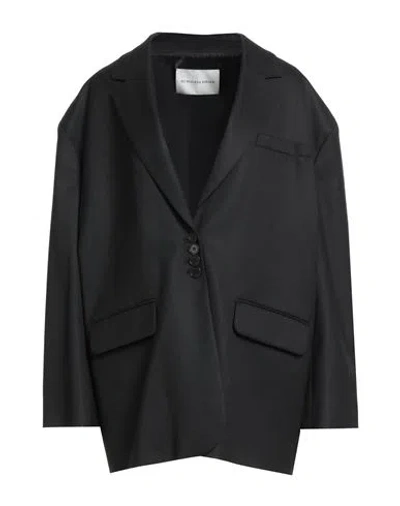 By Malene Birger Woman Blazer Black Size L Recycled Polyester, Viscose, Elastane