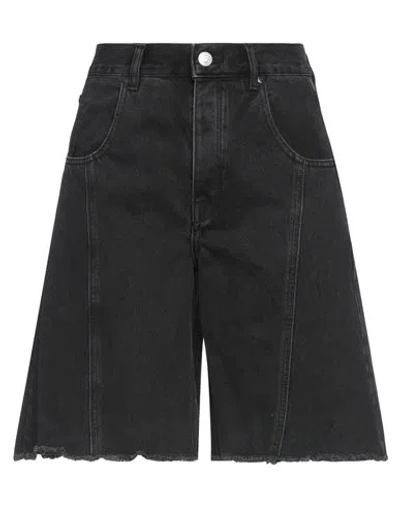 By Malene Birger Woman Denim Shorts Black Size 31 Cotton