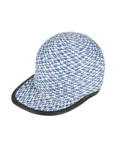 By Malene Birger Woman Hat Blue Size Onesize Viscose, Leather