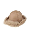 By Malene Birger Woman Hat Camel Size Onesize Lambskin In Sand