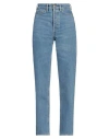 By Malene Birger Woman Denim Pants Blue Size 25 Cotton In Blue