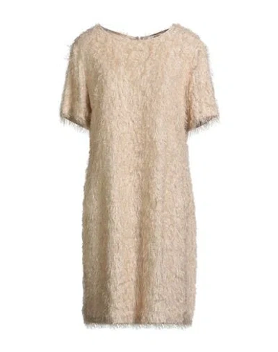 By Malene Birger Woman Mini Dress Beige Size 10 Viscose