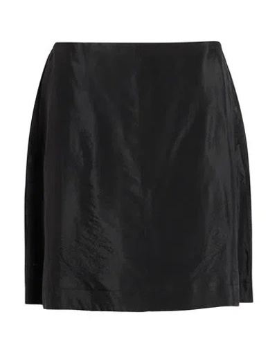 By Malene Birger Woman Mini Skirt Black Size 10 Viscose, Polyamide