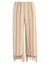 By Malene Birger Woman Pants Beige Size 12 Cotton, Polyester In Neutral