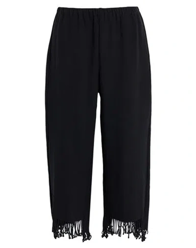 By Malene Birger Woman Pants Black Size 12 Cotton, Polyester