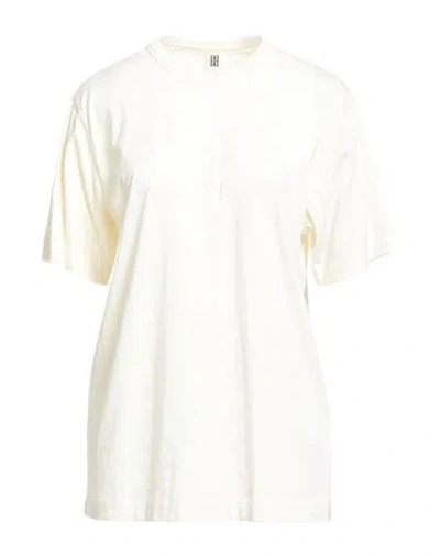 By Malene Birger Woman T-shirt Ivory Size Xxs Organic Cotton In White