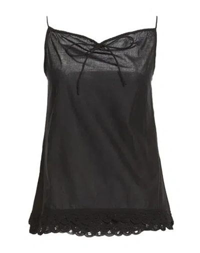 By Malene Birger Woman Top Black Size 12 Organic Cotton