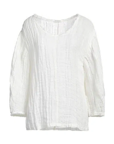 By Malene Birger Woman Top Cream Size 8 Organic Linen