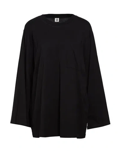 By Malene Birger Woman T-shirt Black Size L Organic Cotton