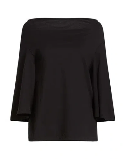 By Malene Birger Woman T-shirt Black Size Xs Organic Cotton