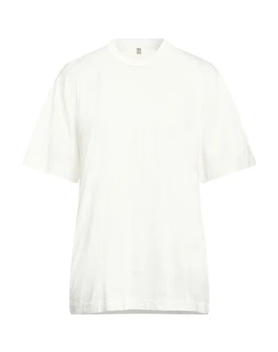 By Malene Birger Woman T-shirt Ivory Size Xxs Organic Cotton In White