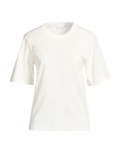 By Malene Birger Woman T-shirt White Size L Organic Cotton