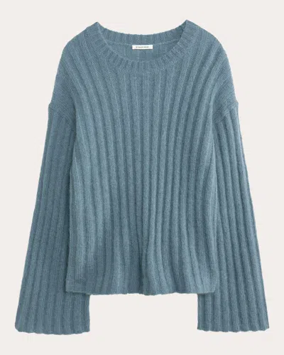 By Malene Birger Women's Cierra Ribbed Wool-blend Sweater In Blue