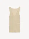 BY MALENE BIRGER WOMEN'S RORY RIBBED-KNIT TOP IN WOOD