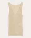 By Malene Birger Rory Ribbed-knit Tank Top In Neutrals