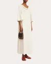 By Malene Birger Women's Yalia Draped Cotton Maxi Dress In Neutrals