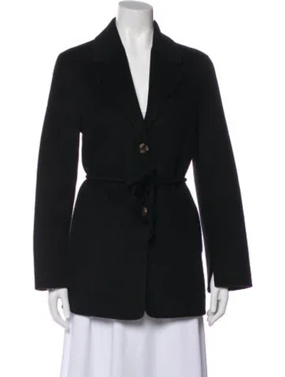Pre-owned By Malene Birger Wool Blazer In Black
