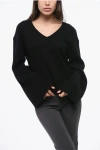 By Malene Birger Wool Blend Cimone V-neck Sweater