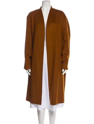 Pre-owned By Malene Birger Wool Jacket In Brown