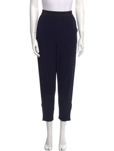 Pre-owned By Malene Birger Wool Skinny Leg Pants In Blue