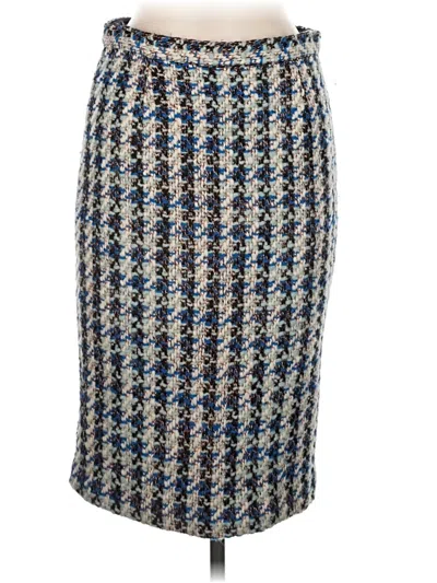 Pre-owned By Malene Birger Wool Skirt In Blue