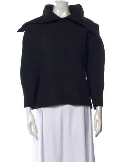 Pre-owned By Malene Birger Wool Sweater In Black