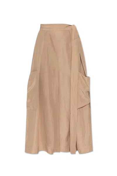 By Malene Birger Darlene Wide-leg Trousers In Beige