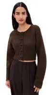 By Malene Birger Zharea Cardigan Dark Mahogany In Brown