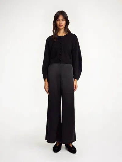 By Malene Birger Zharea Wool-blend Cardigan In Black