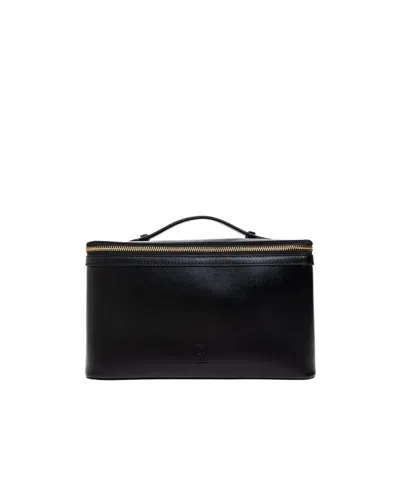 By Malene Birger Zippered Cosmetic Bag In Black