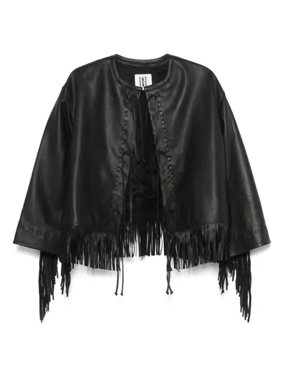 BY MALENE BIRGER ZOENA LEATHER JACKET