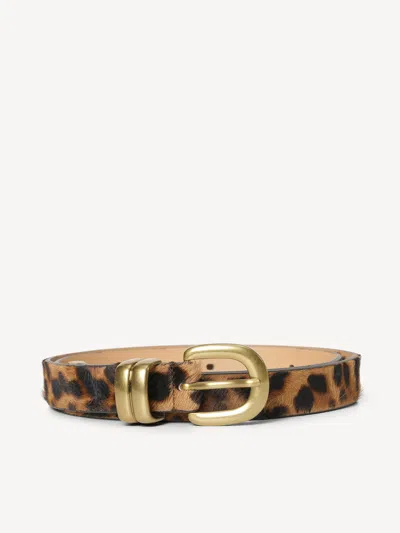 By Malene Birger Zoilo Leo Leather Belt In Brown