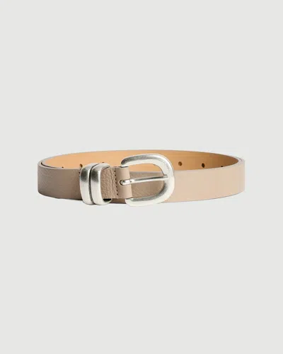 By Malene Birger Zoilo Suede Belt Old Beige