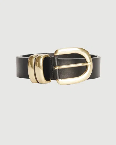 By Malene Birger Zoira Belt Black In Brown
