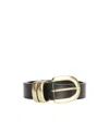 By Malene Birger Zoira Leather Belt In Black