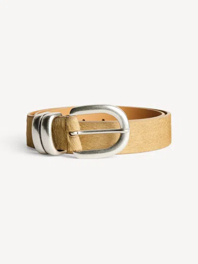 By Malene Birger Zoira Leather Belt In Brown