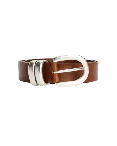 By Malene Birger Zoira Leather Belt In Brown