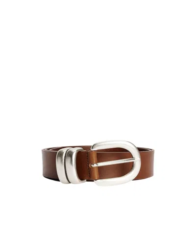 By Malene Birger Zoira Leather Belt In Brown