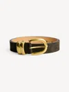 By Malene Birger Zoira Suede Belt In Brown