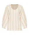 By Malene Birger Zoita Sweater Oyster Gray In White