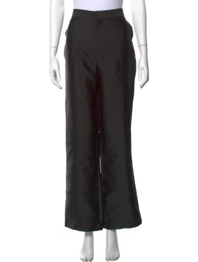 Pre-owned By Malina Wide Leg Pants In Black