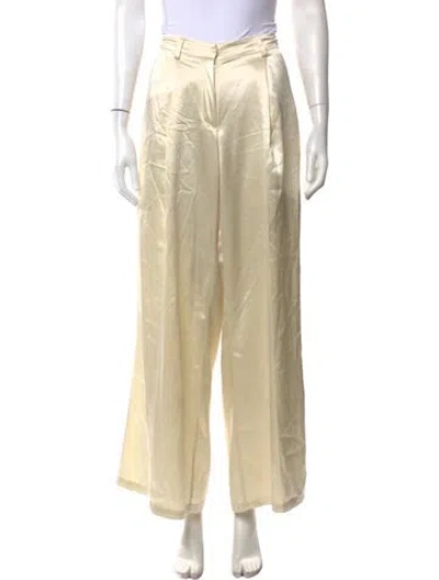 Pre-owned By Malina Wide Leg Pants In Neutrals