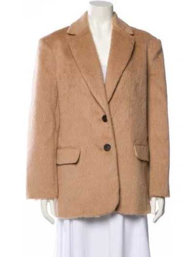 Pre-owned By Malina Wool Blazer In Neutrals