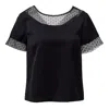 By Moumi Women's Blizzard Blouse Black In Black