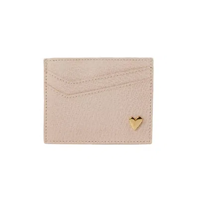 By Nataly Mendez Women's Card Holder In Nude In Brown