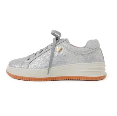 By Nataly Mendez Women's Shanty Sneakers In Silver In Gray